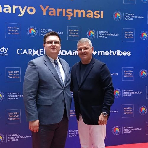 Fono Filim Y.K.Başkanı Cemal Okan ve Ahmetcan Uçak