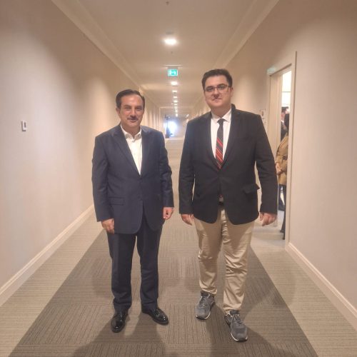 Cumhurbaşkanı Baş danışmanı Sn. Ahmet Selim Köroğlu ve Ahmet Can Uçak