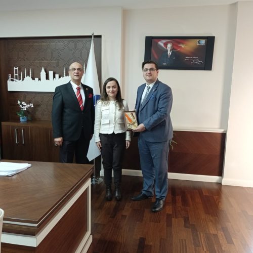 İkitelli KOSGEB Müd. Sn. Duygu Yücesoy Manyaslı Hm. Makamında ziyaret ettik