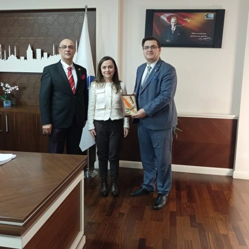 İkitelli KOSGEB Müd. Sn. Duygu Yücesoy Manyaslı Hm. Makamında ziyaret ettik